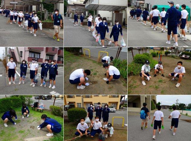 清掃活動の様子 清掃活動の様子