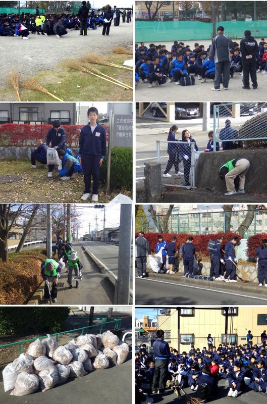 新川清掃の様子 新川清掃の様子