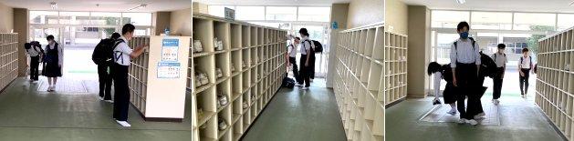 3年生 登校の様子 3年生 登校の様子