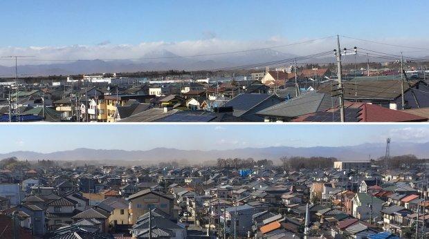 強風の影響？