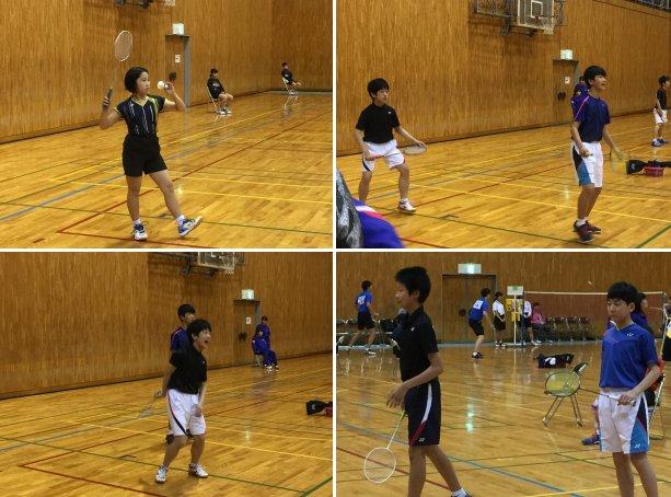 バドミントン部の様子