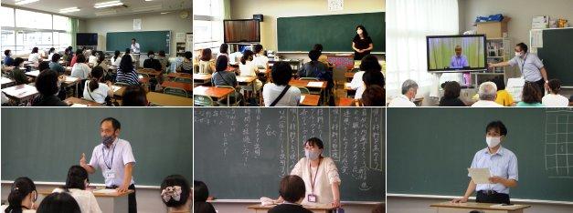 学級懇談の様子 学級懇談の様子