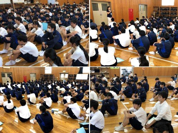 学年集会の様子