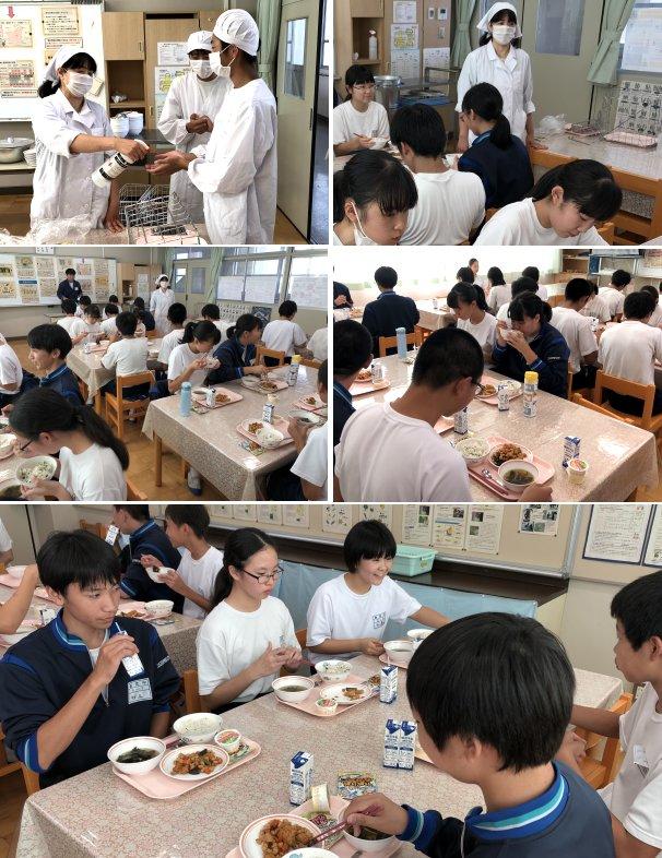 給食の様子