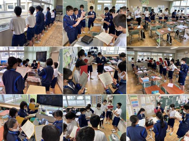 合唱練習の様子 合唱練習の様子