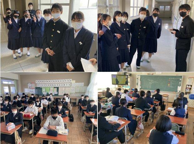 生徒会朝会の様子 生徒会朝会の様子