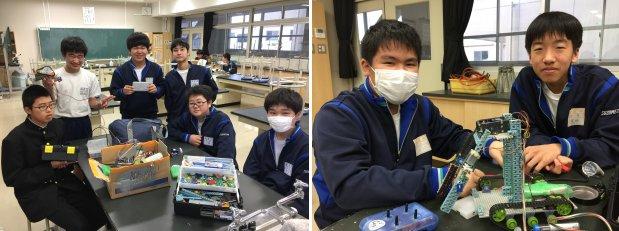 科学部の活動の様子