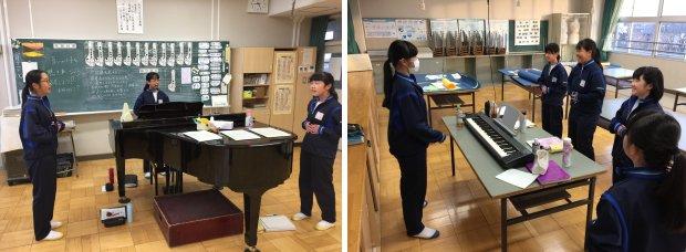合唱部の活動の様子