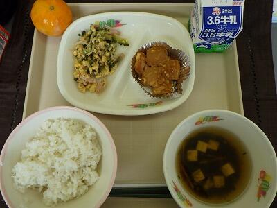 ゴーヤチャンプルとアーサー汁