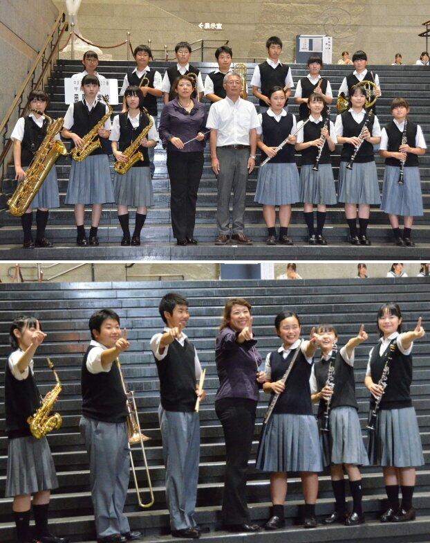 吹奏楽部　県大会にて