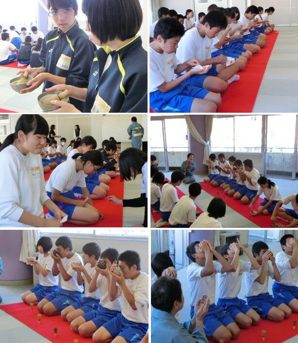 茶道教室の様子