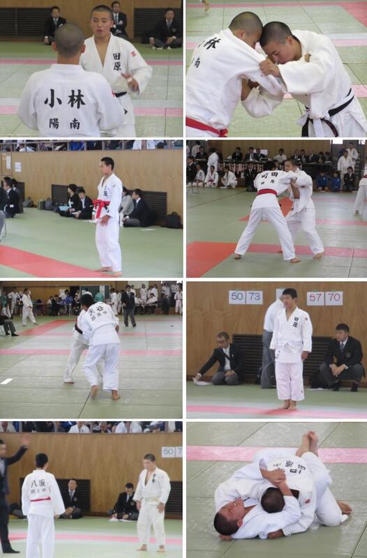 柔道大会の様子