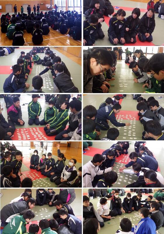 百人一首大会の様子