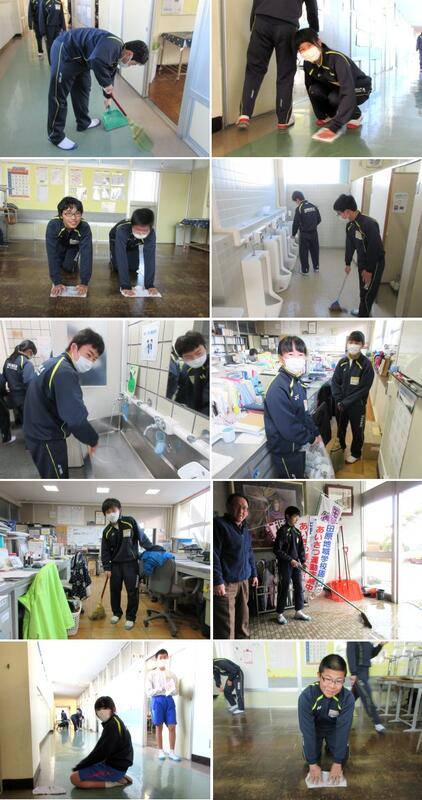 3年生の清掃の様子