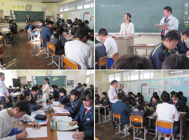 1組 租税教室の様子