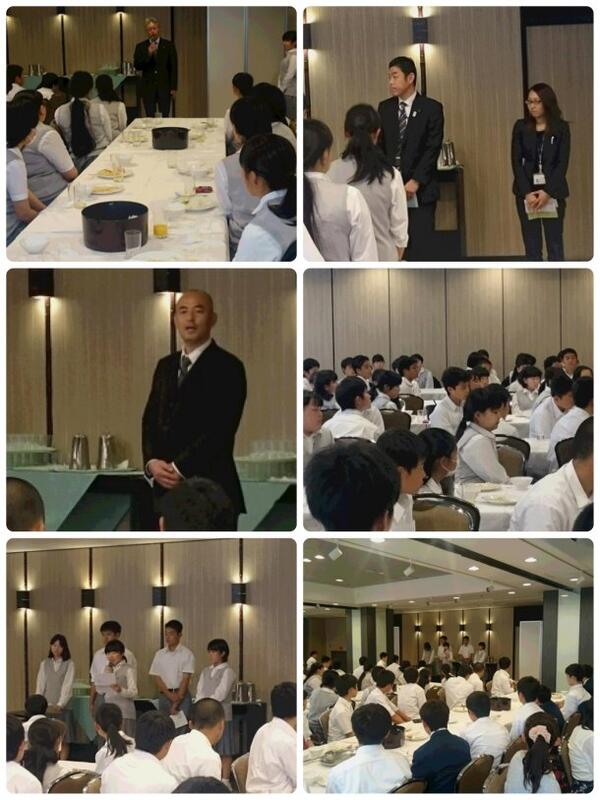 解散会の様子