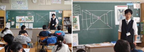 乗り入れ授業の様子