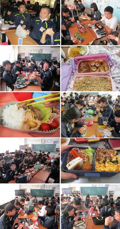 3年生の「お弁当の日」の様子
