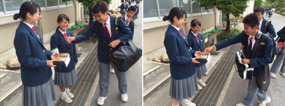 募金活動の様子