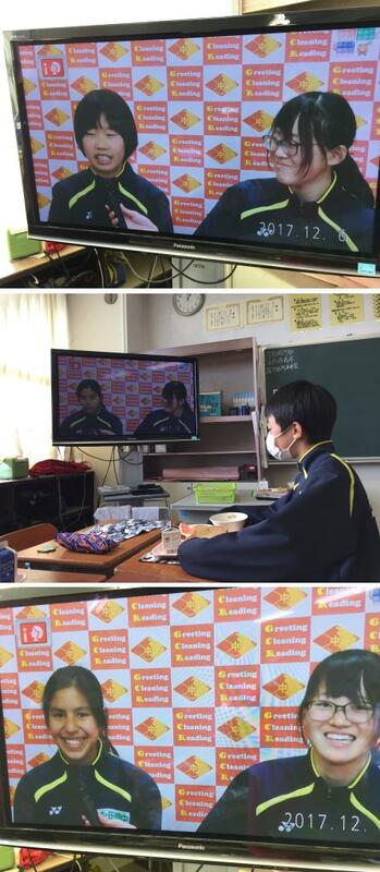 ヒーローインタビューの様子