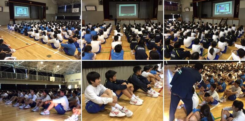 交通安全教室の様子