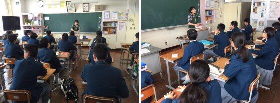 ３年１組ブックトークの様子