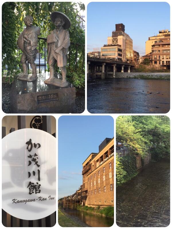 宿舎周辺の朝