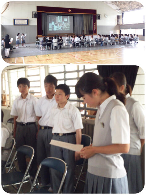 第３学年保護者会の様子