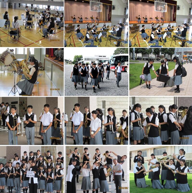 練習 コンクールの様子