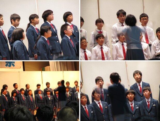 １年生の合唱