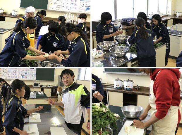 食農体験学習の様子