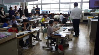 ２年生の授業です