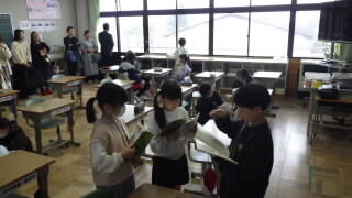 ４年生の授業です