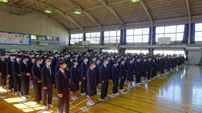 始業式の様子