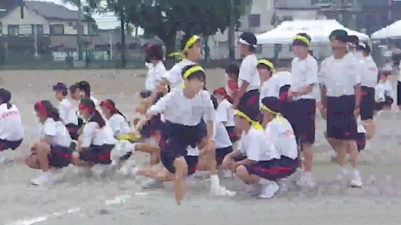 2年体育祭　全員リレー(2)