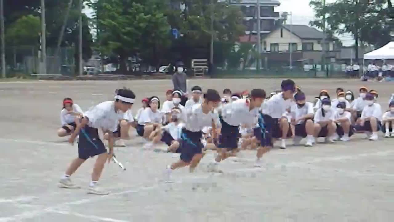 1年体育祭　全員リレー
