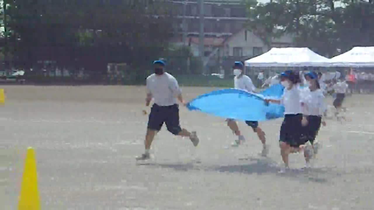 3年体育祭　フライシートリレー(3)