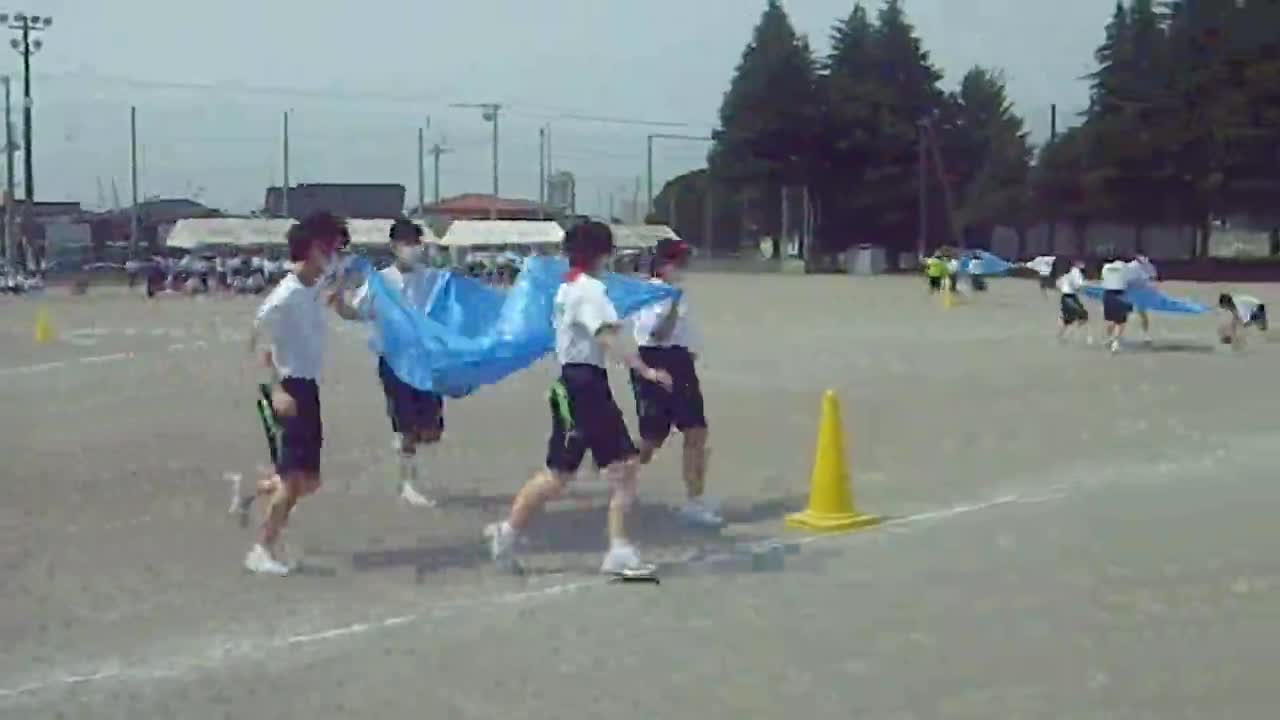 3年体育祭　フライシートリレー