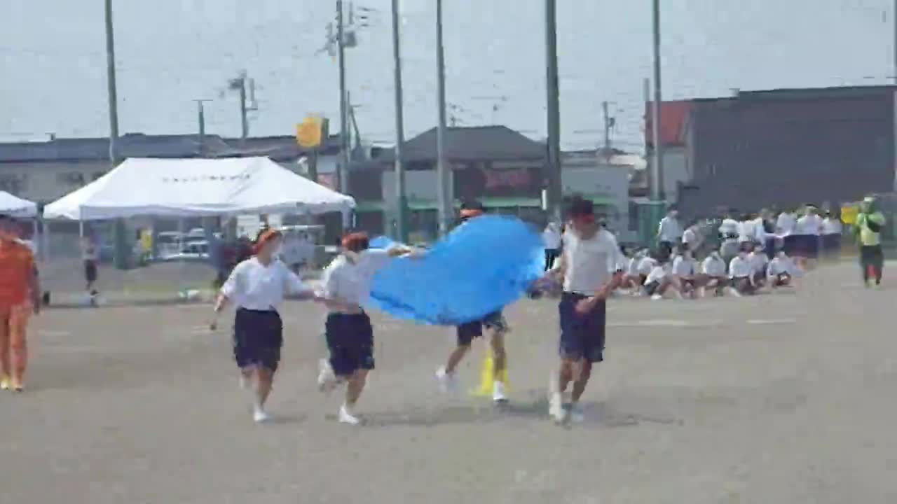 3年体育祭　フライシートリレー(2)